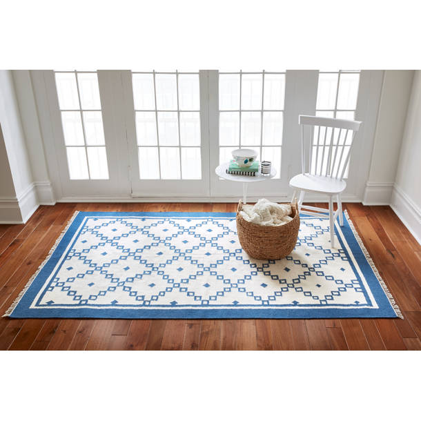 Erin Gates by Momeni Thompson Handmade Flatweave Wool Ivory Rug Wayfair
